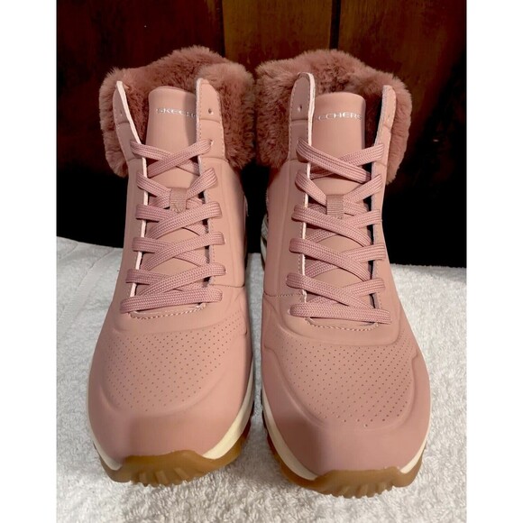 Skechers Uno Rugged - Fall Air 167274 Color: Rose Women’s Size 9.5 Sneaker Boots - Picture 4 of 15